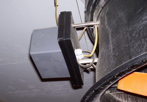 Plastic enclosure for Belimo, for damper on chimney hog farming equipment pics